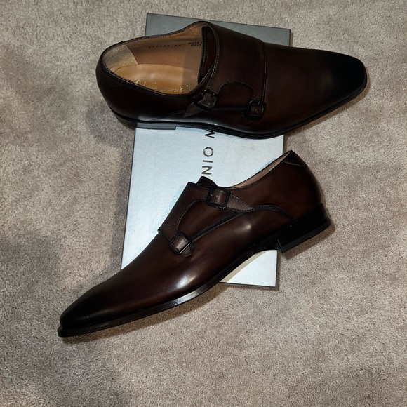 Brand New Antonio Maurizi Monk Strap Cognac - Picture 2 of 7